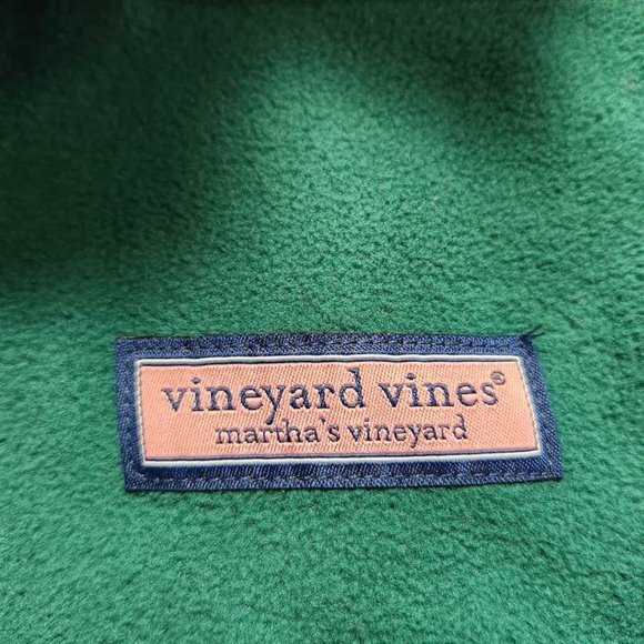 NEW MEN'S M VINEYARD VINES HARBOR FLEECE SHEP SHIRT PULLOVER SWEATER TURF GREEN - Picture 3 of 10